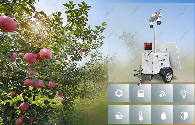 智慧果園的安防哨兵太陽能監控